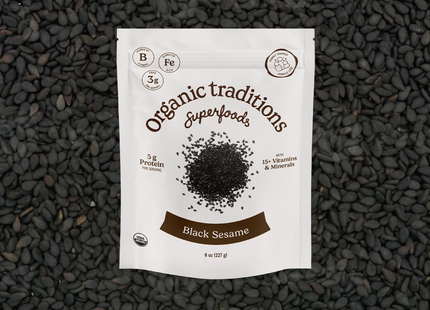Organic Traditions - Black Sesame Seeds | 227 g