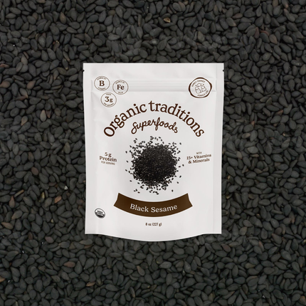Organic Traditions - Black Sesame Seeds | 227 g
