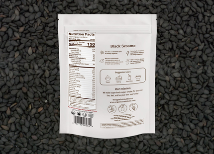 Organic Traditions - Black Sesame Seeds | 227 g