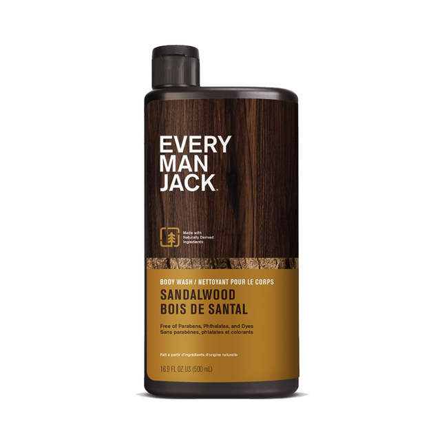 Every Man Jack - Gel douche, Bois de santal | 500 ml