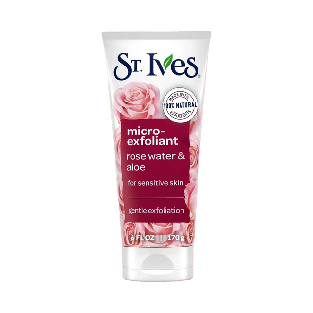 St. Ives - Gentle Smoothing Scrub, Rose Water & Aloe Vera | 170 g
