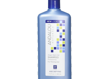 Andalou Naturals - Argan Stem Cell Shampoo for Thinning Hair | 340 mL
