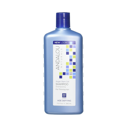 Andalou Naturals - Shampoing aux cellules souches d'argan pour cheveux clairsemés | 340 ml