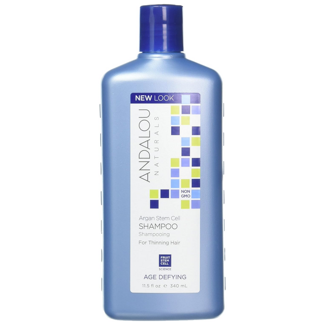 Andalou Naturals - Shampooing aux cellules souches d'argan pour cheveux clairsemés | 340 ml