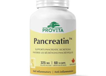 Provita - Pancréatine à libération retardée | 60 gélules végétales
