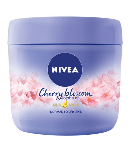 Nivea - Cherry Blossom & JoJoba Oil - Body Lotion for Normal to Dry Skin | 400 mL Pot