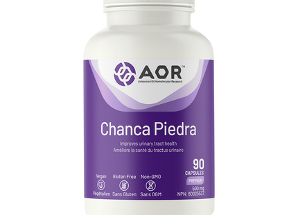 AOR - Chance Piedra 500mg Premium | 90 Capsules