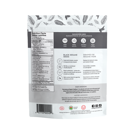 Organic Traditions - Black Sesame Seeds | 454 g