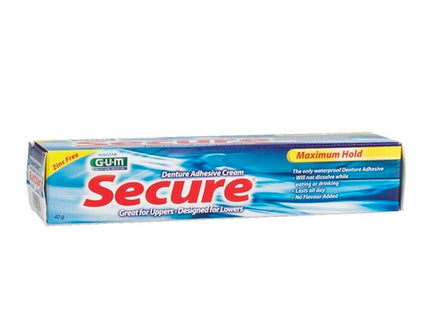 GUM - Secure Denture Adhesive Cream | 40 g