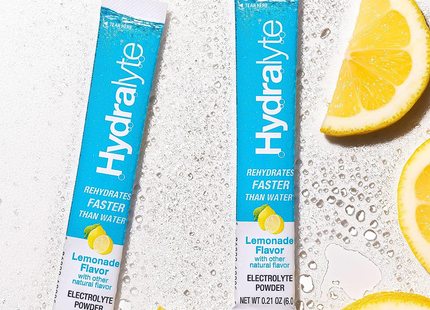 Hydralyte - Poudre d'électrolyte de réhydratation - Limonade | 12x6g