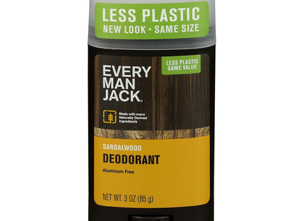 Every Man Jack - Déodorant sans aluminium, bois de santal | 85 g