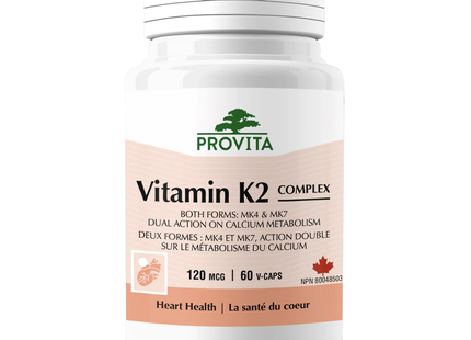 Provita - Vitamin K2 120 mcg | 60 Capsules