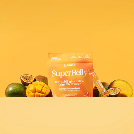 Blume - Superbelly Gut Building Hydration Powder, Mango Passion Fruit | 7 x 28 g