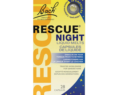 Bach - Rescue Night Liquid Melts | 28 Capsules