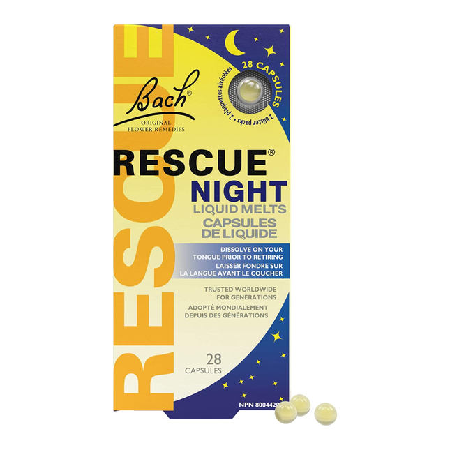 Bach - Rescue Night Liquide fond | 28 gélules