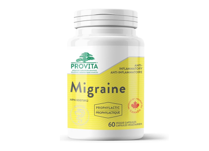 Provita - Prophylactique contre la migraine | 60 capsules végétariennes