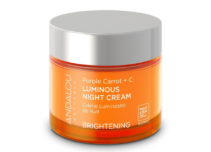 Andalou Naturals - Crème de nuit lumineuse Purple Carrot + C | 50 g