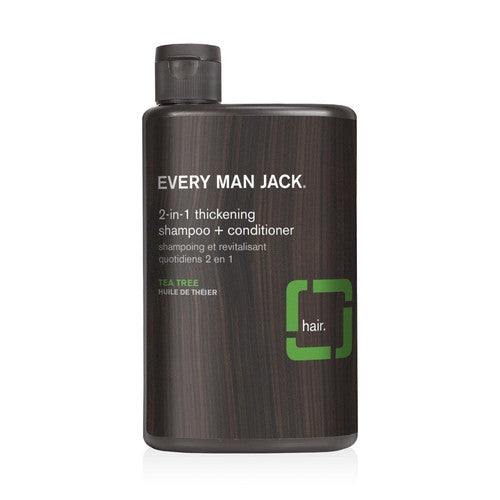 Every Man Jack - Shampoing et après-shampooing épaississant 2 en 1 avec arbre à thé | 400 ml 