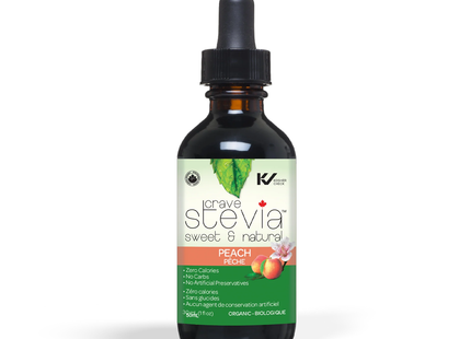 Crave Stevia - Peach Liquid Stevia | 30 mL