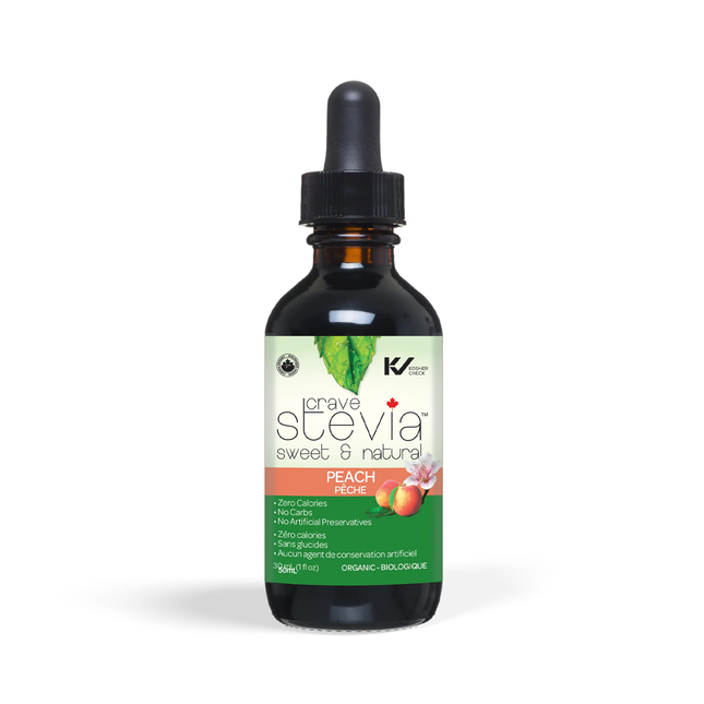 Crave Stevia - Peach Liquid Stevia | 30 mL
