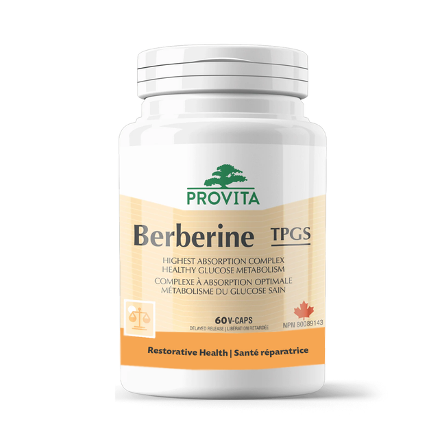 Provita - Berberine TPGS Glucose Metabolism | 60 Delayed Release Capsules