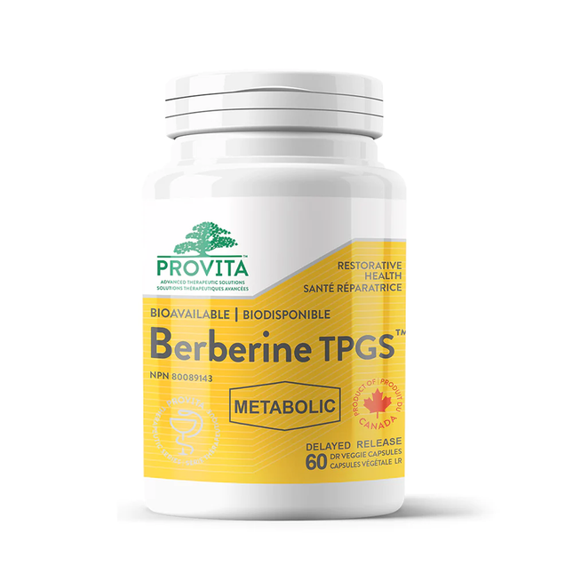 Provita - Berberine TPGS Glucose Metabolism | 60 Delayed Release Capsules