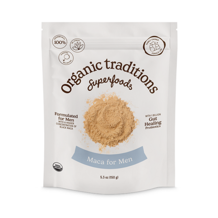 Organic Traditions - Maca for Men with Probiotics | 150 g