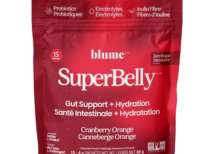 BLUME SUPER BELLY CANNEBERGE ORANGE 15 SACHETS