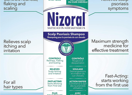 Nizoral - Scalp Psoriasis Shampoo Salicylic Acid 3%