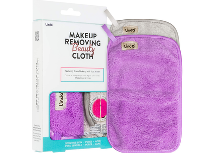 Lindo - Makeup Removing Beauty Cloth - Microplush Fabric | Duo Pack