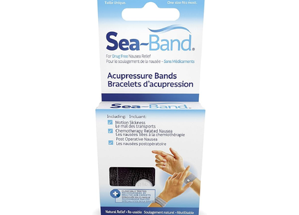Sea-Band - Acupressure Bands for Nausea Relief | 1 Pair