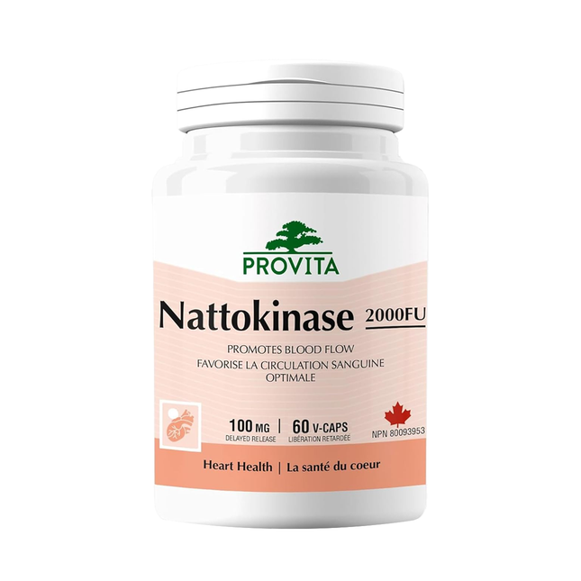 Provita - Nattokinase 2000 FU Heart Health | 60 Veggie Capsules
