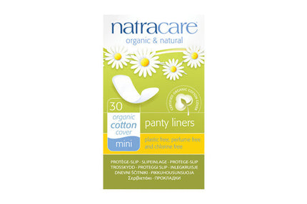 NatraCare Mini protège-slips en coton biologique | 30 doublures