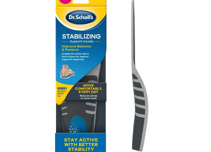 Dr. Scholl's - Semelles intérieures de soutien stabilisatrices de fitness - Option pour hommes ou femmes | 1 paire