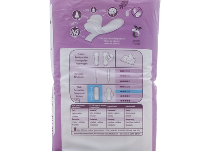NatraCare - Organic Cotton Maxi Pads Wingless - Super | 12 Pads