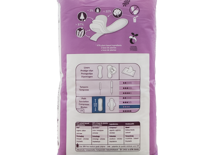 NatraCare - Serviettes hygiéniques maxi en coton biologique pour la nuit | 10 serviettes