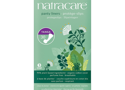 NatraCare - Tanga Organic Cotton Panty Liners | 30 Liners