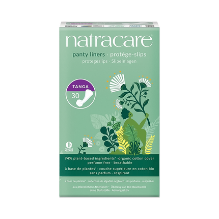 NatraCare - Tanga Organic Cotton Panty Liners | 30 Liners