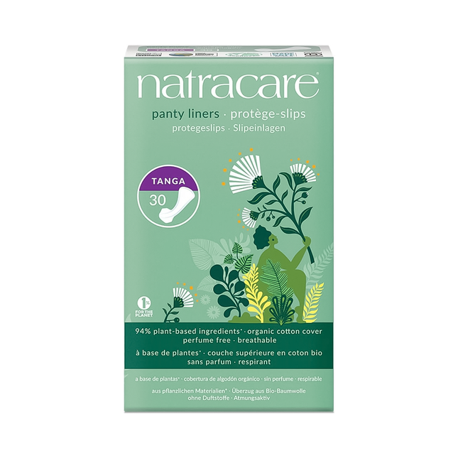 NatraCare - Tanga Organic Cotton Panty Liners | 30 Liners