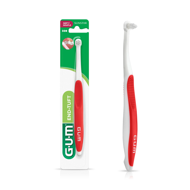 GUM - End-Tuft Brush | Soft