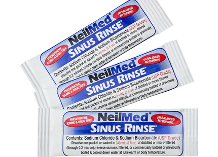 NeilMed - All Natural Sinus Rinse | 5 Premixed Sachets + Bottle