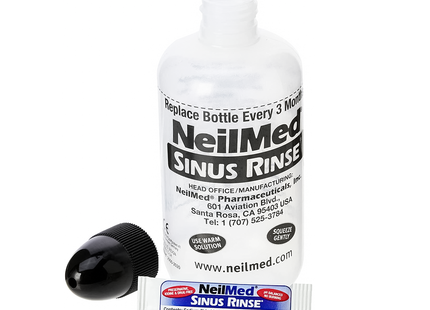 NeilMed - All Natural Sinus Rinse | 5 Premixed Sachets + Bottle