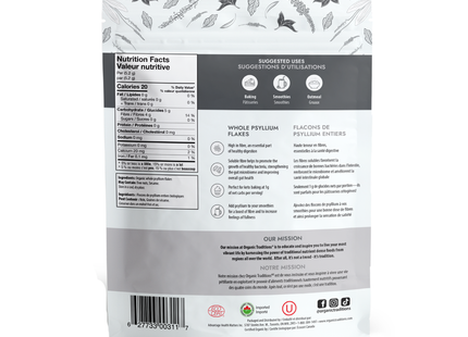 Organic Traditions - Whole Psyllium Flakes | 340 g