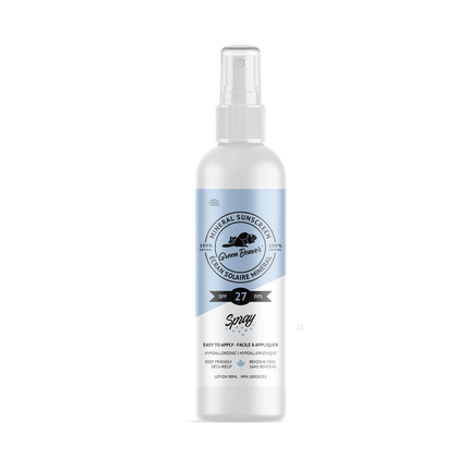 Green Beaver - Spray solaire minéral naturel FPS 27 | 90 ml