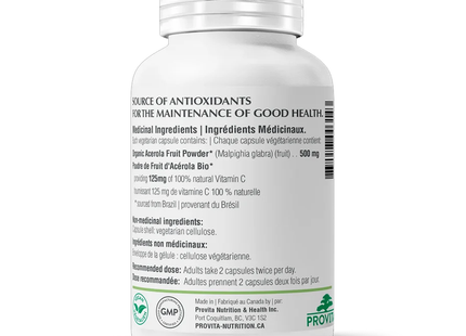 PROVITA BIO ACÉROLA VITAMINE C 60 gélules