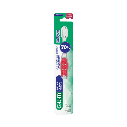 GUM - Technique de Nettoyage Émail - Poils Souples | 1 Brosse à Dents