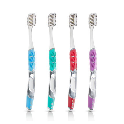 GUM - Technique de Nettoyage Émail - Poils Souples | 1 Brosse à Dents