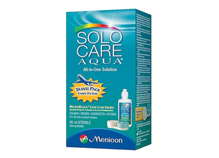 Solo Care Aqua - All-In-One Contact Lenses Solution | 90 ml