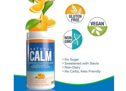 Natural Calm - Magnesium, Orange | 452 g