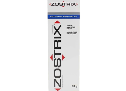 Zostrix - Arthritis Pain Relief Topical Analgesic Cream | 60 g